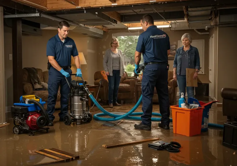 Basement Water Extraction and Removal Techniques process in Kinder, LA